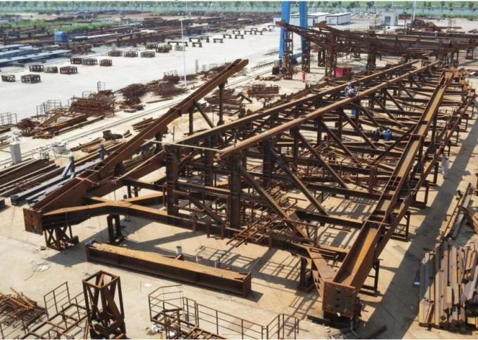 Structural Steel Fabrication Yard