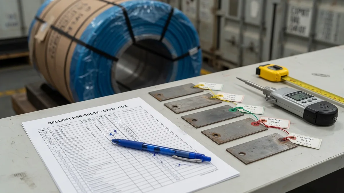 Steel RFQ Checklist: Grade, Size, Port, and MTC Before You Ask for Price cover image