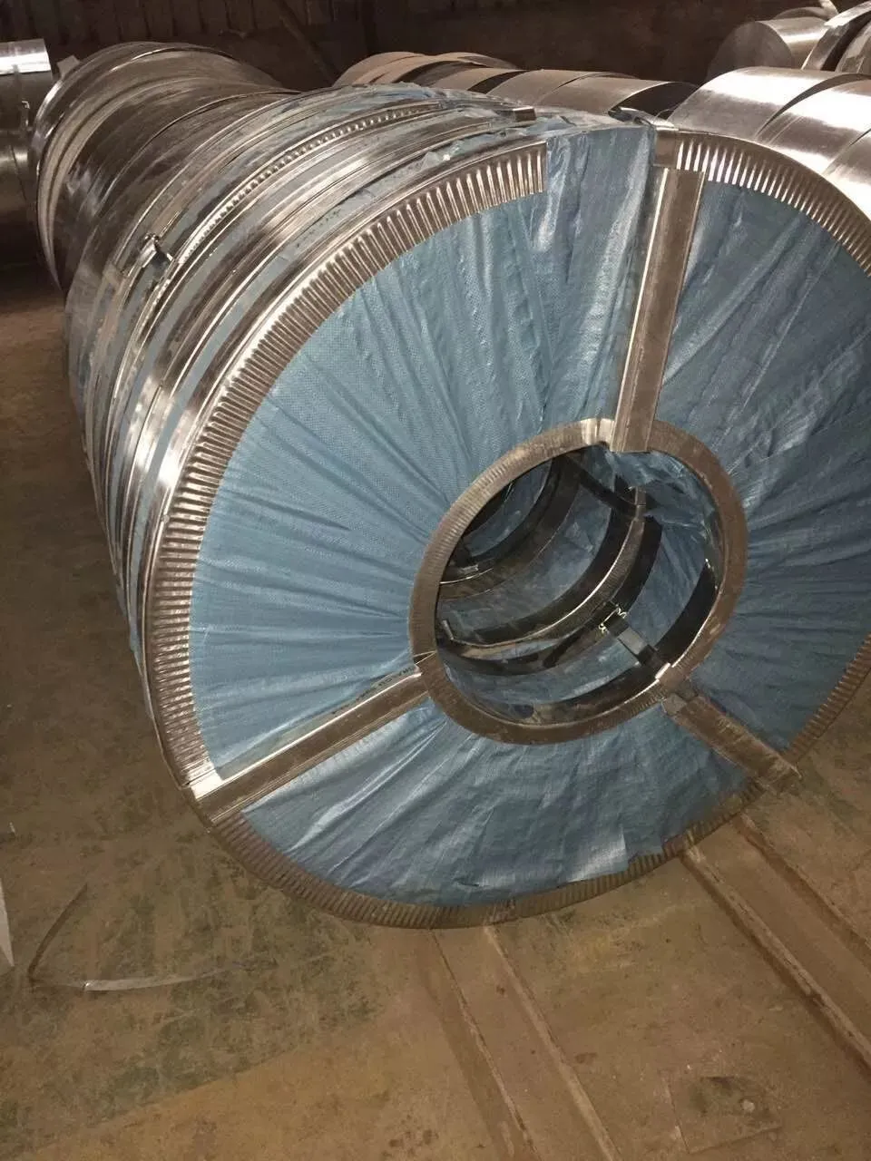 Galvanized / Galvalume Steel Strip — Slit Coil 30–600 mm vue de l'emballage