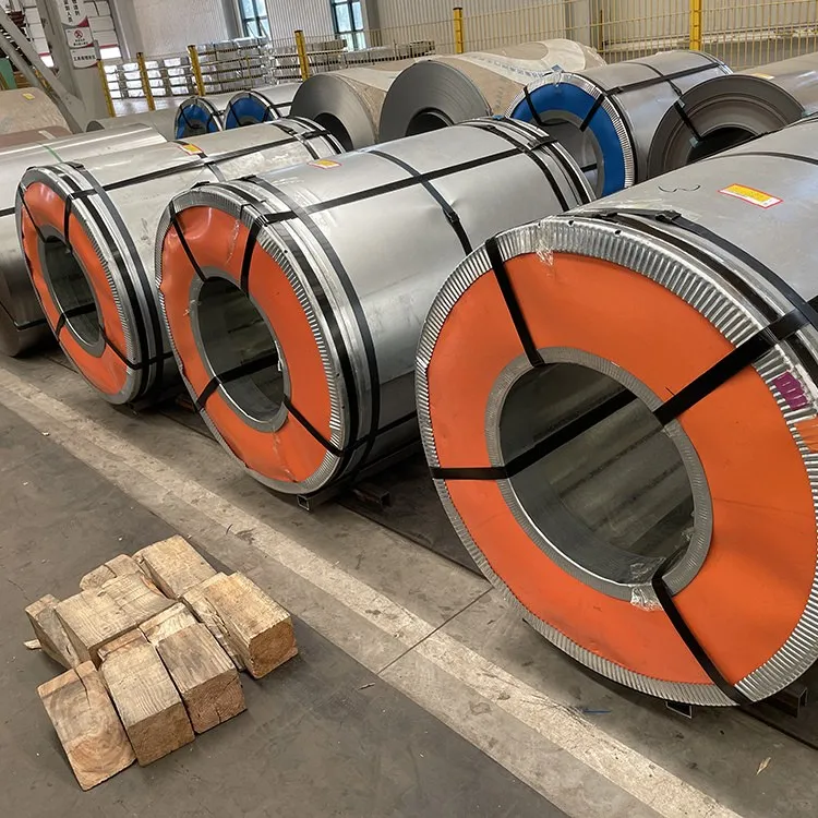 Galvalume steel coil export packing view