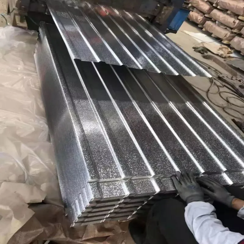 Corrugated Galvalume sheet forming and surface view