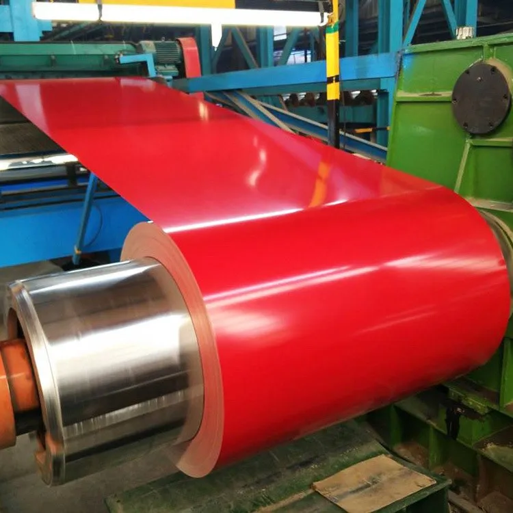 PPGI/PPGL color-coated steel coil surface and finish close-up