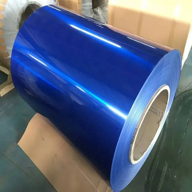 PPGI/PPGL color-coated steel coil export packing view